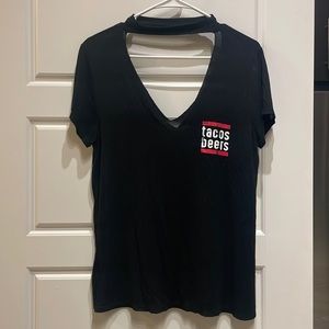 Tacos and Beers Small Oversized Windsor Top